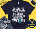 ObsessiveCompulsive Disorder Shirt OCD Awareness Teal Ribbon Fighter Warrior Surgery Recovery Cant Stop Tank Hoodie A0994 Hoodie – Warm & Stylish · Perfect For Daily Wear