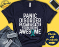 Panic Disorder Shirt Panic Disorder Awareness Teal Ribbon Fighter Warrior Surgery Recovery Cant Stop Tank Hoodie A0995 Hoodie – Soft Feel · Perfect For Daily Wear
