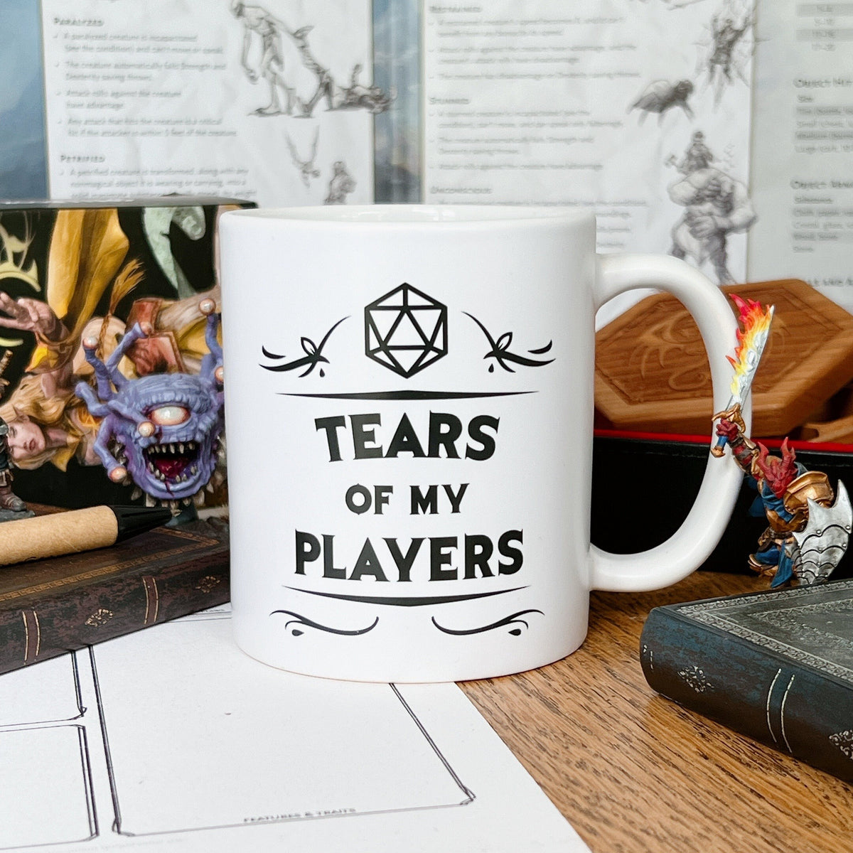 Tears Of My Players DnD Dungeon Master Mug I39m The DM DD Dungeons and Dragons Inspired Coffee Mug Graphic Tee – Soft Feel · Must-Have Style