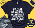 Facial Paralysis Shirt Facial Paralysis Awareness Silver Ribbon Fighter Warrior Surgery Recovery Cant Stop Tank Hoodie A1123 Hoodie – Fan Favorite · Trending Graphic Apparel