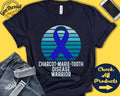 Charcot Marie Tooth Disease Shirt CMT Disease Awareness Blue Ribbon Warrior Fighter Surgery Recovery Tank Hoodie A1223 Hoodie – Everyday Comfort · Must-Have Style