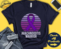 Arachnoiditis Shirt Arachnoiditis Awareness Purple Ribbon Warrior Fighter Surgery Recovery Tank Hoodie A1313 Hoodie – Everyday Comfort · Must-Have Style