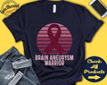 Brain Aneurysm Shirt Brain Aneurysm Awareness Burgundy Ribbon Warrior Fighter Surgery Recovery Tank Hoodie A1383 Hoodie – Warm & Stylish · Trending Graphic Apparel