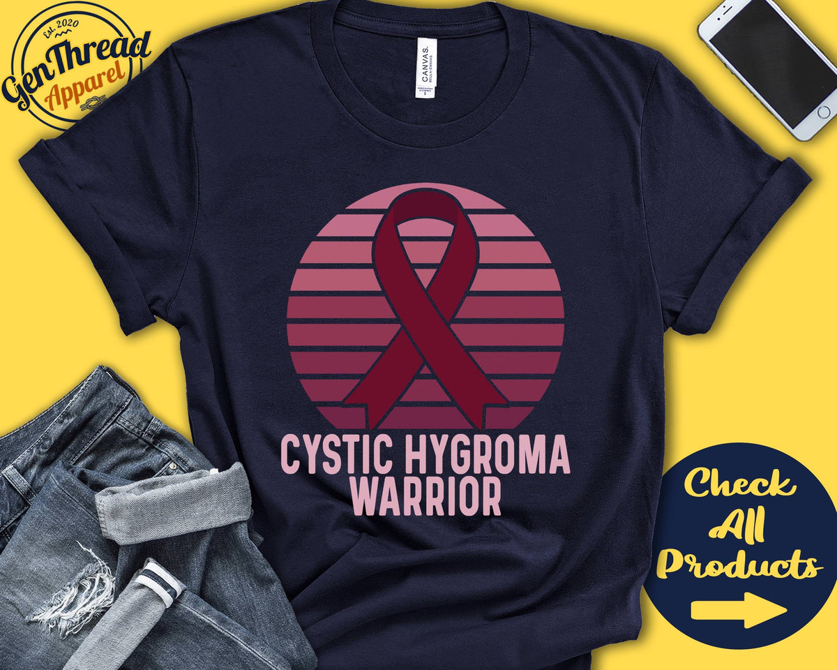 Cystic Hygroma Shirt Cystic Hygroma Awareness Burgundy Ribbon Warrior Fighter Surgery Recovery Tank Hoodie A1389 Hoodie – Bold Style · Top Pick For Any Outfit