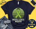 Mental Illness Shirt Mental Illness Awareness Lime Green Ribbon Warrior Fighter Surgery Recovery Tank Hoodie A1397 Hoodie – Everyday Comfort · Trending Graphic Apparel