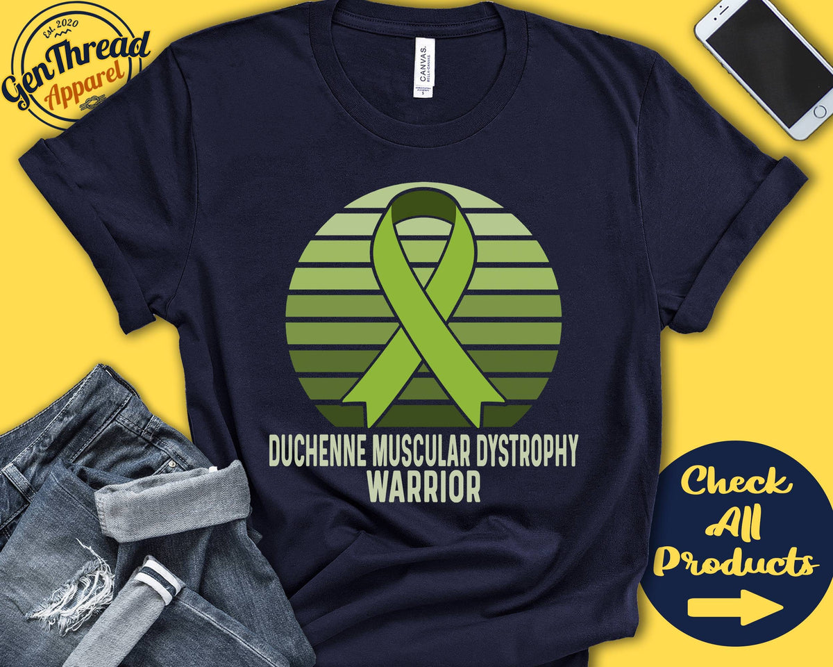 Duchenne Muscular Dystrophy Shirt DMD Awareness Lime Green Ribbon Warrior Fighter Surgery Recovery Tank Hoodie A1409 Hoodie – Soft Feel · Must-Have Style