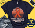 Chronic Obstructive Pulmonary Disease Shirt COPD Awareness Orange Ribbon Warrior Fighter Surgery Recovery Tank Hoodie A1444 Hoodie – Cozy Vibes · High-Quality Print