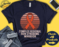Complex Regional Pain Syndrome Shirt CRPS Awareness Orange Ribbon Warrior Fighter Surgery Recovery Tank Hoodie A1445 Hoodie – Everyday Comfort · Top Pick For Any Outfit