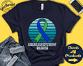 Adrenoleukodystrophy Shirt ALD Awareness Green Blue Ribbon Warrior Fighter Surgery Recovery Tank Hoodie A1511 Hoodie – Bold Style · Must-Have Style