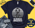 Blindness Shirt Blindness Awareness Polka Dot Ribbon Warrior Fighter Surgery Recovery Tank Hoodie A1517 Hoodie – Fan Favorite · Trending Graphic Apparel