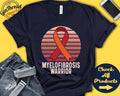 Myelofibrosis Shirt Myelofibrosis Awareness Red Orange Ribbon Warrior Fighter Surgery Recovery Tank Hoodie A1533 Hoodie – Premium Graphic · Top Pick For Any Outfit