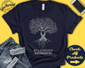 Allergies Shirt Allergies Awareness Tree Of Life Gray Ribbon Fighter Warrior Surgery Recovery Tank Hoodie A2947 Hoodie – Everyday Comfort · Trending Graphic Apparel