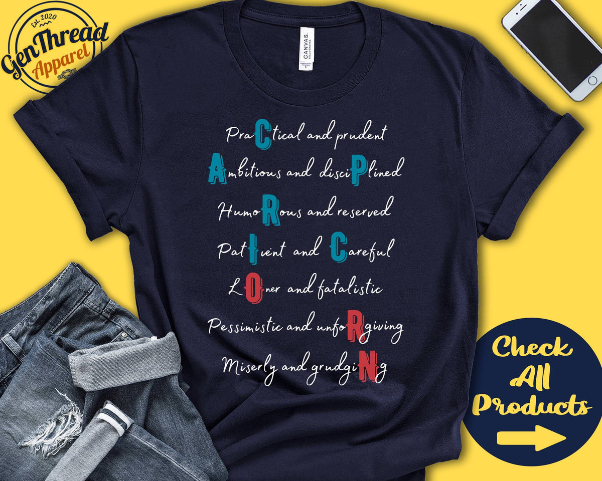 Capricorn Characteristic Capricorn Shirt Capricorn Gift Capricorn Present Star Sign Birthday Horoscope Tank Hoodie A0610 Hoodie – Soft Feel · Great Gift For Fans