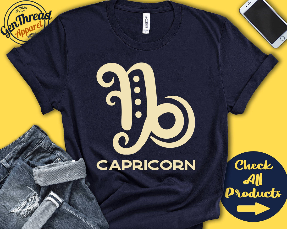 Capricorn Symbol Shirt Capricorn Gift Capricorn Present Capricorn Star Sign Capricorn Emblem Season Tank Top Hoodie A0679 Hoodie – Feel-Good Design · Perfect For Daily Wear