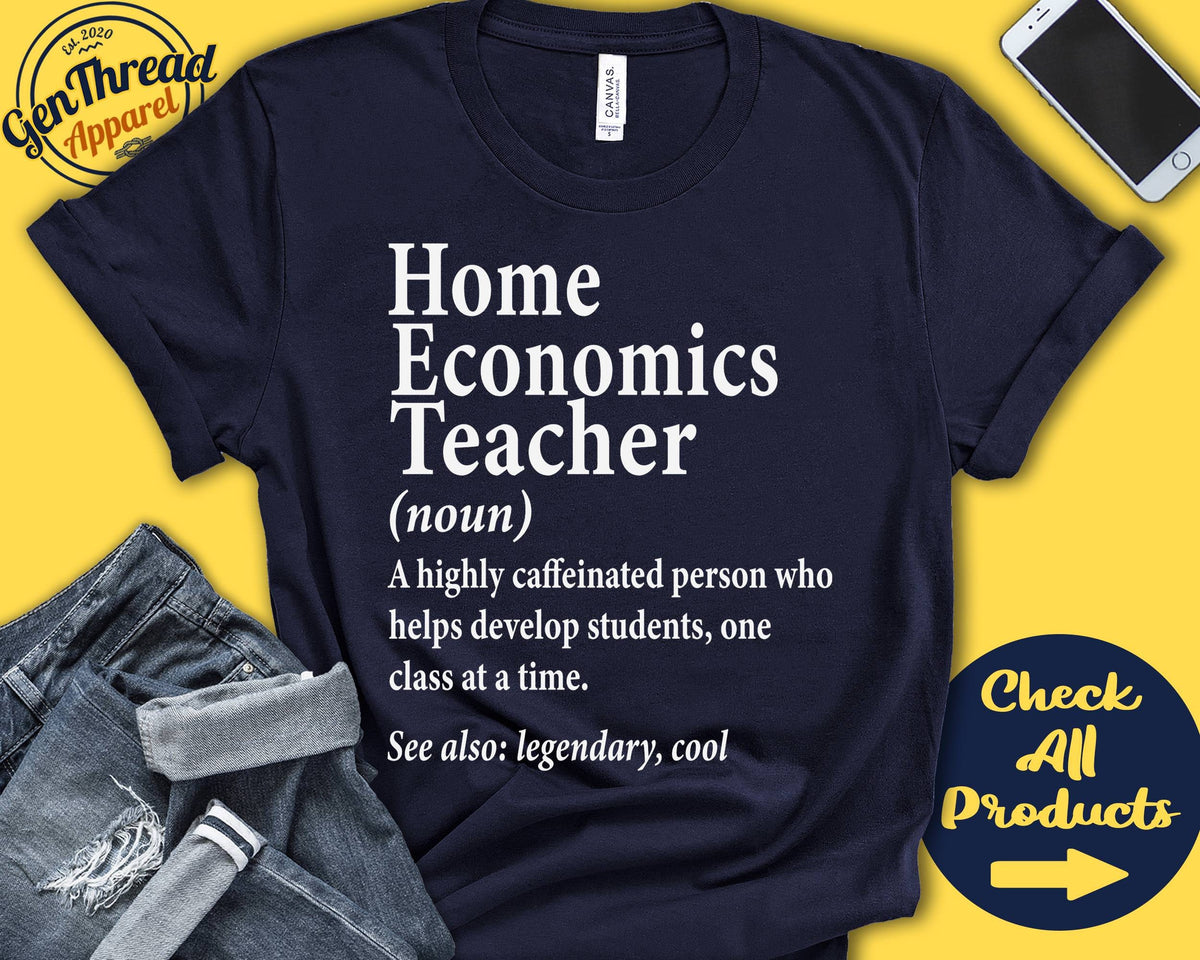 Home Economics Teacher Definition Shirt Gift School Teacher Grad Gift Teacher Appreciation Tank Hoodie A0090 Hoodie – Premium Graphic · Top Pick For Any Outfit
