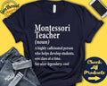 Montessori Teacher Definition Shirt Gift School Teacher Grad Gift Future Teacher Teacher Appreciation Tank Hoodie A0095 Hoodie – Premium Graphic · High-Quality Print
