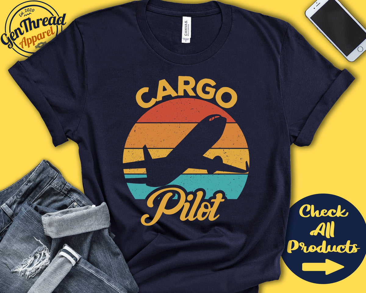 Cargo Pilot Gift Cargo Pilot Shirt Pilot Gift Aviator Airplane Shirt Pilot Graduation Aviation Tank Hoodie A0121 Hoodie – Bold Style · Must-Have Style