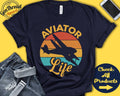 Aviator Life Gift Pilot Shirt Pilot Gift I Love Planes Airplane Shirt Pilot Graduation Aviation Tank Hoodie A0137 Hoodie – Feel-Good Design · Perfect For Daily Wear