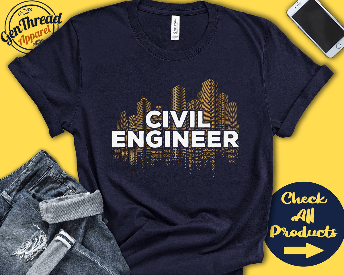 Civil Engineer Gift Civil Engineer Shirt Best Civil Engineer Graduation Gift Future Engineer Tank Hoodie A0243 Hoodie – Feel-Good Design · Trending Graphic Apparel