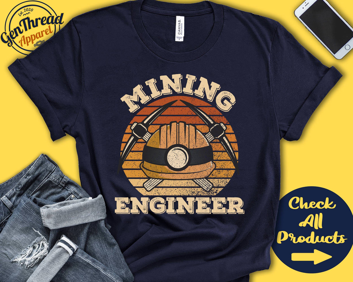 Mining Engineer Grudge Sunset Shirt Mining Enginner Gift Best Mining Engineer Graduation Gift Future Engineer Tank Hoodie A0244 Hoodie – Aesthetic Look · Perfect For Daily Wear
