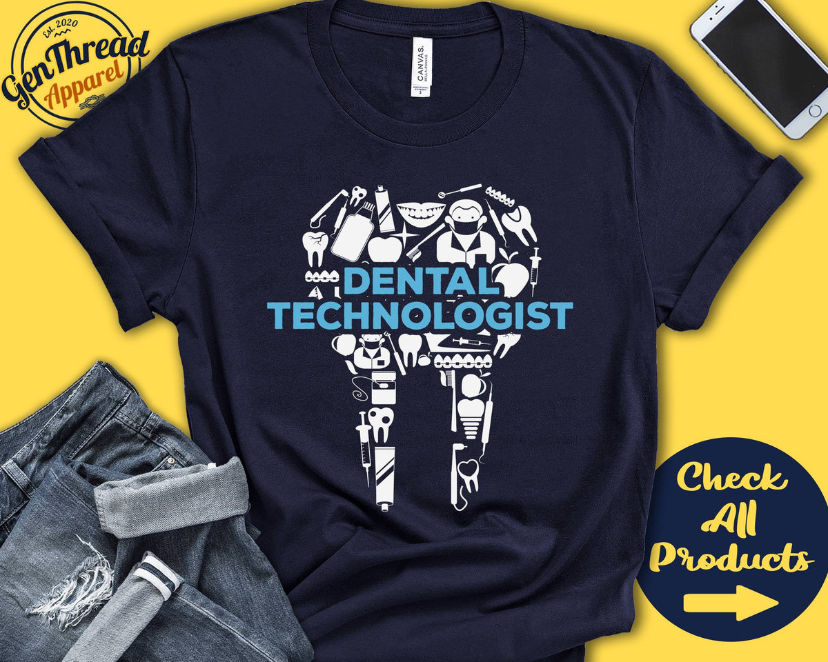 Dental Technologist Gift Dental Tech Shirt Dental Tech Gift Dental Laboratory Dental Student Tooth Tank Top Hoodie A0268 Hoodie – Easygoing Wear · Trending Graphic Apparel