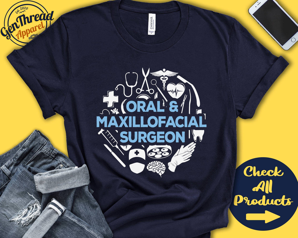 Oral Surgeon Shirt Maxillofacial Shirt Gift for Surgeon Doctor Best Surgeon Graduation Birthday Tank Hoodie A0274 Hoodie – Easygoing Wear · Perfect For Daily Wear