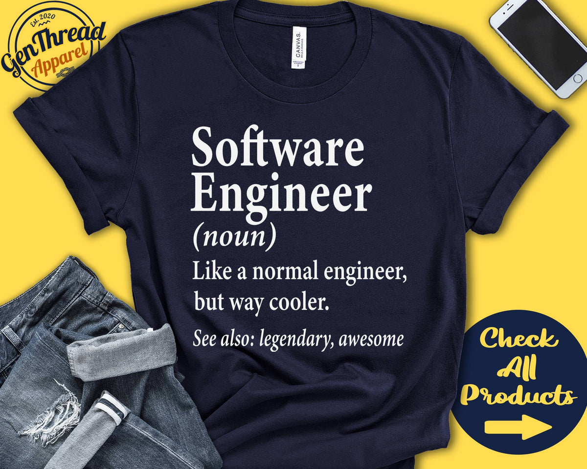 Software Engineer Shirt Software Engineer Engineer Gift Software Engineering Engineering Graduate Tank Top Hoodie A0486 Hoodie – Cozy Vibes · Trending Graphic Apparel