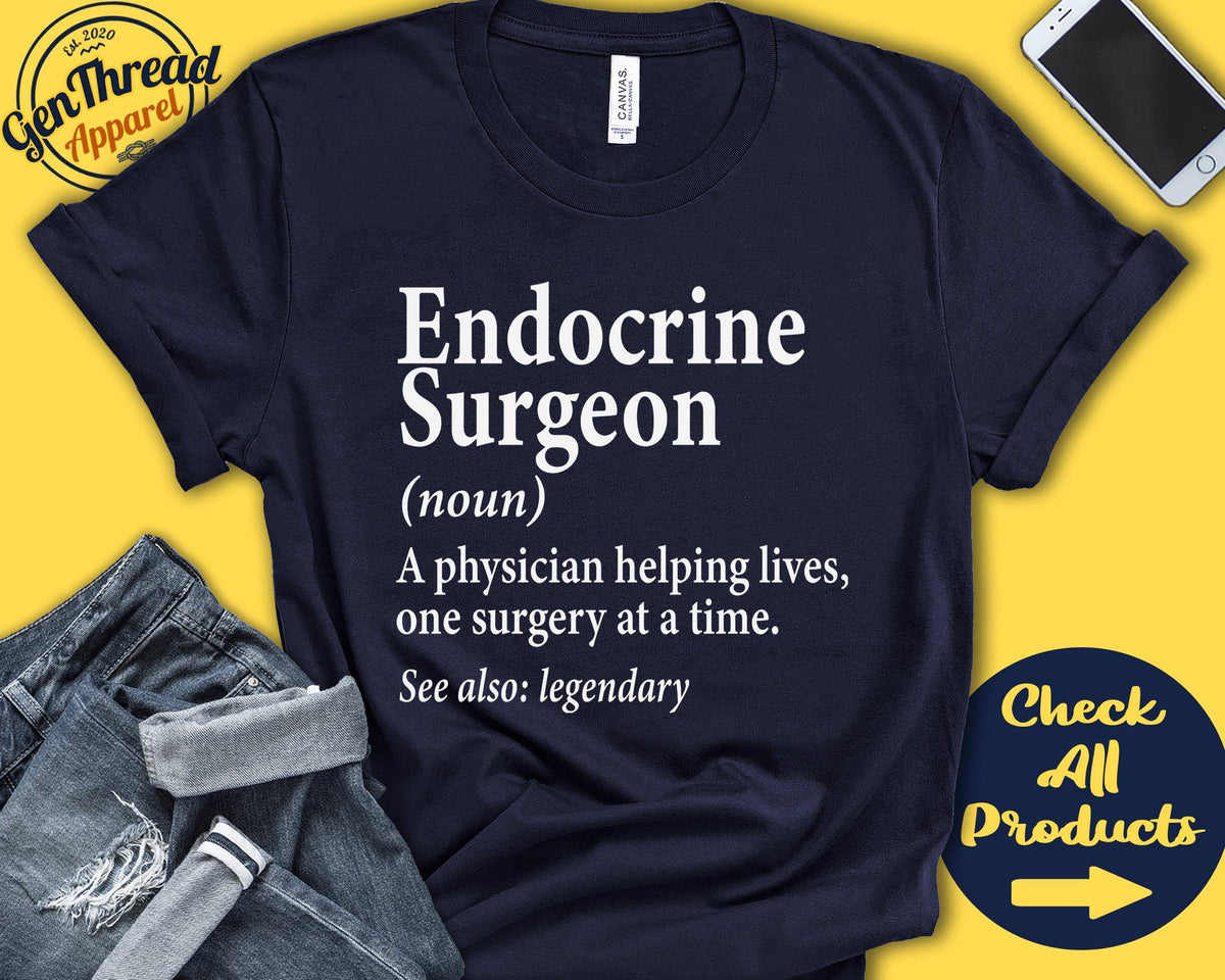 Endocrine Surgeon Shirt Endocrine Surgeon Gift Gift for Surgeon Doctor Best Surgeon Graduation Birthday Tank Hoodie A0543 Hoodie – Aesthetic Look · Great Gift For Fans
