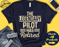 The Legendary Pilot Has Retired Shirt Pilot Retirement Party Gift Legend Retiree Retiring Not My Problem Tank Hoodie A1556 Hoodie – Fan Favorite · Must-Have Style