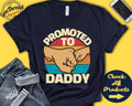 Promoted to Daddy Daddy Shirt Daddy Gift Future Daddy Dad Announcement New Daddy Fathers Day Birthday Tank Hoodie A0649 Hoodie – Easygoing Wear · Top Pick For Any Outfit