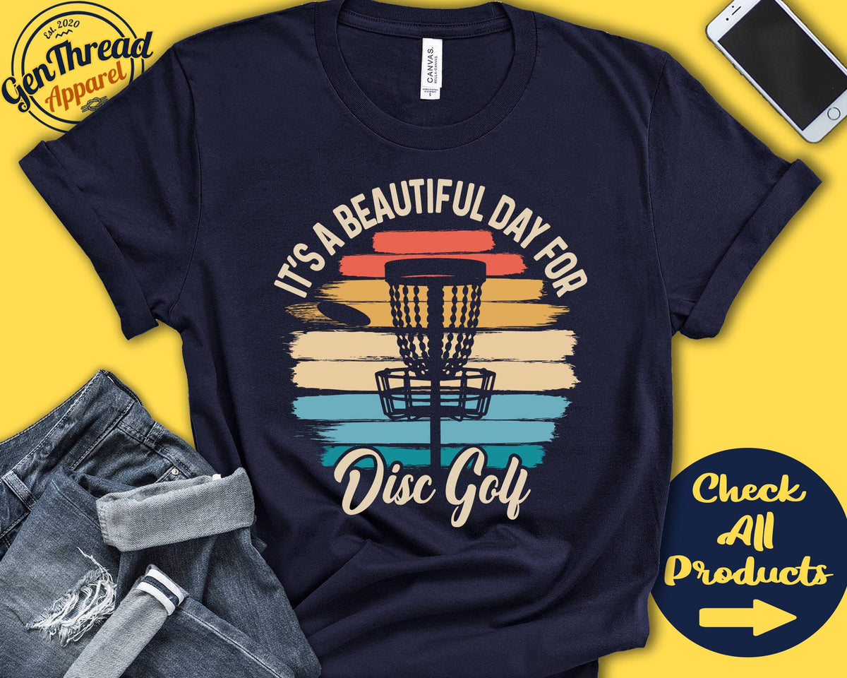 Disc Golfer Shirt Beautiful Day For Disc Golf Disc Golfer Gift Frisbee Tee Flying Disc Sports Tank Hoodie A1731 Hoodie – Feel-Good Design · Must-Have Style