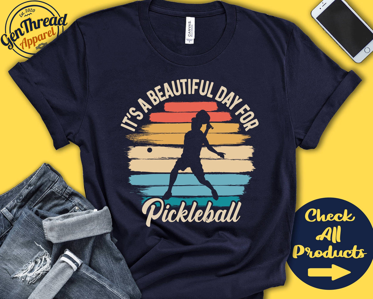 Pickleball Shirt Beautiful Day For Pickleball Pickleball Player Gift Lover Men Tee Racket Racquet Sports Tank Hoodie A1819 Hoodie – Warm & Stylish · Trending Graphic Apparel