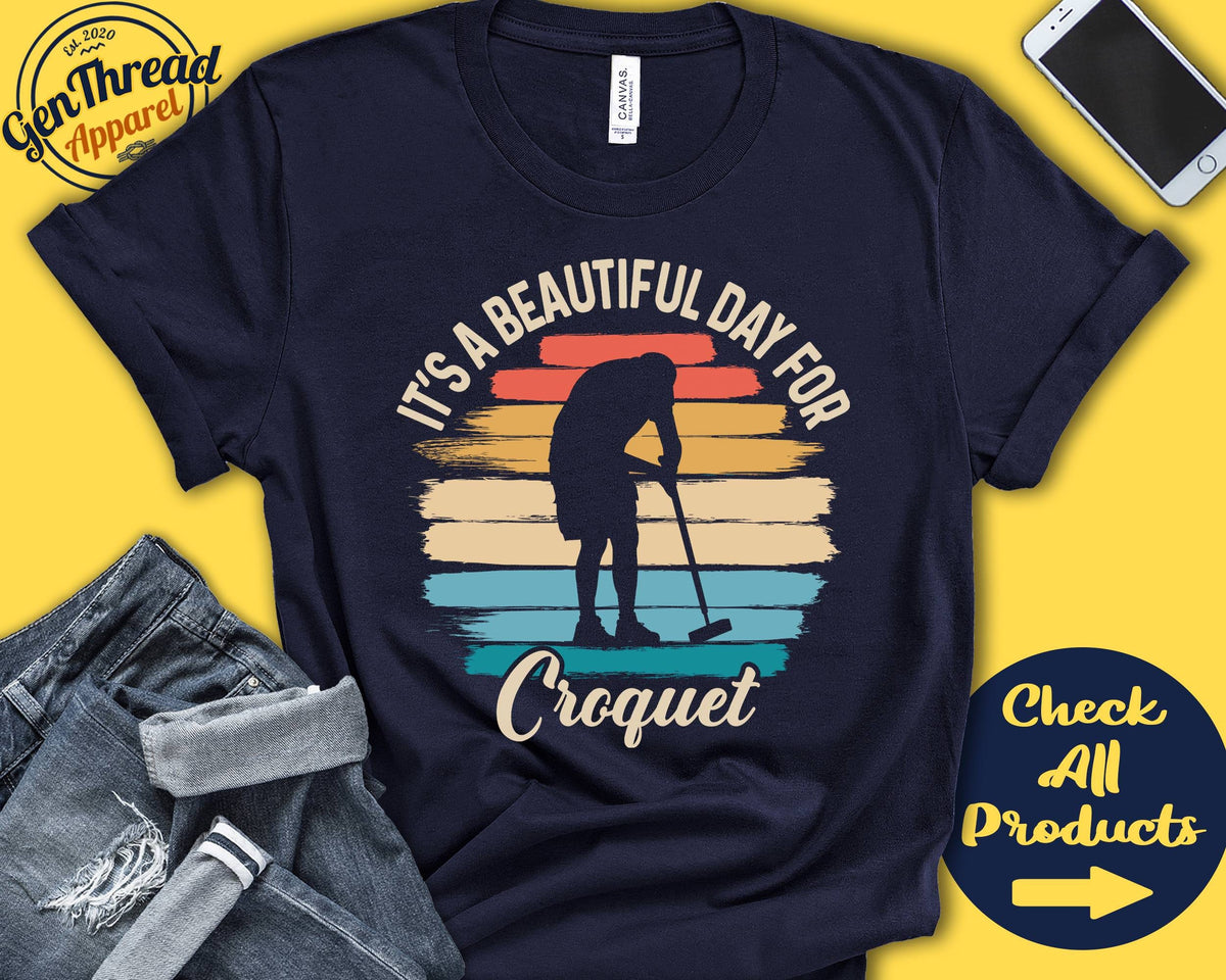 Croquet Shirt Beautiful Day For Croquet Croquet Player Gift Croquet Lover Croquet Tee Target Sports Tank Hoodie A1886 Hoodie – Everyday Comfort · Top Pick For Any Outfit