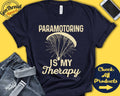Paramotoring Shirt Paramotoring Is My Therapy Para Motor Parachute Extreme Sports Air Sports Tank Hoodie A1909 Hoodie – Easygoing Wear · Must-Have Style