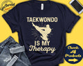 Taekwondo Shirt Taekwondo Is My Therapy Taekwondo Gift Fighter Martial Arts Tee Combat Sports Tank Hoodie A1994 Hoodie – Aesthetic Look · Trending Graphic Apparel