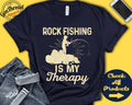 Rock fishing Shirt Rock fishing Is My Therapy Rock Fishing Gift Fishermen Salt Water Tee Fishing Sports Tank Hoodie A2022 Hoodie – Everyday Comfort · Top Pick For Any Outfit