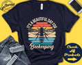 Beekeeping Shirt Gift For Beekeeper Bee Lover Gift Save The Bees Tee Beautiful Day Hobby Retro Shirt Tank Hoodie A2278 Hoodie – Easygoing Wear · High-Quality Print