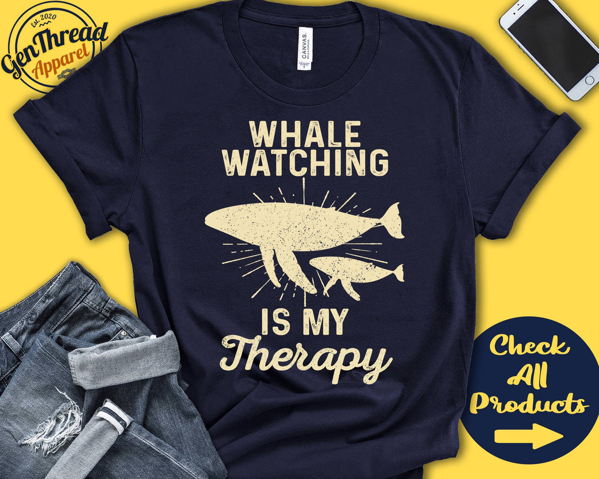 Whale watching Shirt Gift For Whale Lover Humpback Diver Shirt Diver Gift Hobby Is My Therapy Tank Hoodie A2329 Hoodie – Easygoing Wear · Must-Have Style