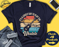 Ukulele Player Shirt Ukulele Gift Hawaii Music Stringed Instrument Musician Music Instrument Lovely Day Tank Hoodie A2405 Hoodie – Everyday Comfort · Great Gift For Fans