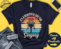 Singer Shirt Singer Gift Microphone Vocal Coach Vocal Teacher Musician Music Singing Beautiful Day Tank Hoodie A2452 Hoodie – Everyday Comfort · Perfect For Daily Wear