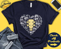 Acoustic Bass Player Shirt Bassist Gift Bass Guitar Stringed Musician Music Lover Heart Instrument Tank Hoodie A2561 Hoodie – Feel-Good Design · Trending Graphic Apparel