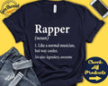 Rapper Shirt Rapper Gift Rapping Rap Artist Hip Hop Tee Musical Instrument Musician Definition Tank Hoodie A2694 Hoodie – Everyday Comfort · Great Gift For Fans