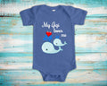 Gigi Loves Me Cute Grandma Name Whale Baby Bodysuit Unique Grandmother Gift for Granddaughter or Grandson or Pregnancy Announcement Graphic Tee – Easygoing Wear · Great Gift For Fans