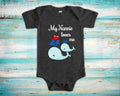 Nannie Loves Me Cute Grandma Name Whale Baby Bodysuit Unique Grandmother Gift for Granddaughter or Grandson or Pregnancy Announcement Graphic Tee – Everyday Comfort · Great Gift For Fans