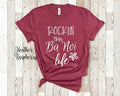Rockin39 This Ba Noi Life Grandma Tshirt Vietnamese Grandmother Gift Idea for Mother39s Day Birthday Christmas or Pregnancy Announcement Graphic Tee – Feel-Good Design · Perfect For Daily Wear