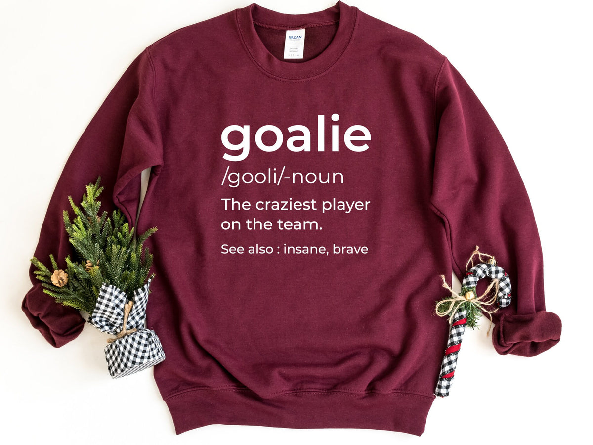 Goalie Sweatshirt Goalie Definition Pullover Soccer Play Sweatshirt Soccer Girl Crewneck Sweatshirt Soccer Lover Gift Soccer Team Sweat Sweatshirt – Feel-Good Design · Top Pick For Any Outfit