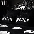 Goth Cushion Covers Rest In Peace Pillow Case Set Gothic Black Bedding Goth Pillow Case Set Goth Home Decor Graphic Tee – Bold Style · Perfect For Daily Wear