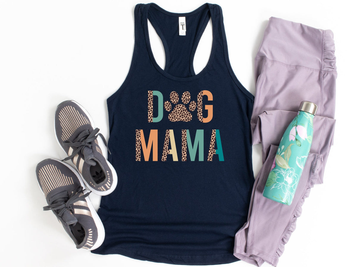Dog Owner Racerback Tank Tops Leopard Dog Mama Tank Top Retro Fur Mama Tank Tops Animal Lover Shirt Dog Lover Tank Top Dog Owner Gift Tank Top – Fan Favorite · Top Pick For Any Outfit