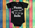 Pass Me To BeBe Cute Grandma Baby Bodysuit Tshirt or Toddler Shirt Special Grandmother Gift or Pregnancy Announcement Graphic Tee – Bold Style · High-Quality Print