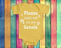 Pass Me To Senel Cute Grandma Baby Bodysuit Tshirt or Toddler Shirt Lithuania Lithuanian Grandmother Gift or Pregnancy Announcement Graphic Tee – Bold Style · Must-Have Style